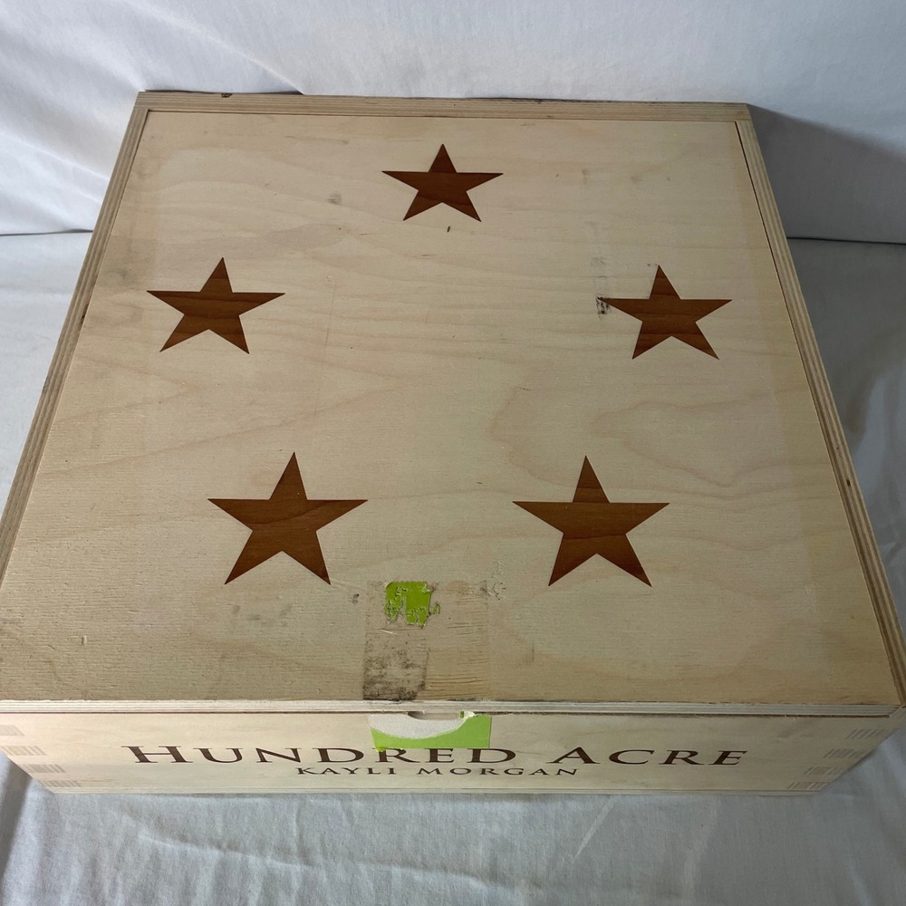 Hundred Acre Kayli Morgan 2016 Wine‎ Box Wooden Napa Valley Decor